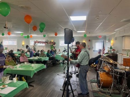 St. Patrick's Day party at San Simeon